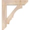 Ekena Millwork Balboa Slat Smooth Bracket w/ Offset Brace, Douglas Fir, 7 1/2"W x 30"D x 34"H BKT0806X30X34BOA06SDF - alternate 4